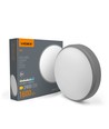 20W LED-taklampa med rörelsesensor - 5CCT, vit kant, inbyggd sensor