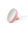BIRK Rosa Ø19cm pendel - E27 sockel, 2m sladd, metall / trä