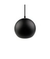 Svart Ø20cm pendel - E27 sockel, 2m sladd, metall