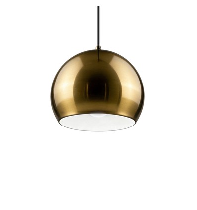 Mässing Ø20cm pendellampa - E27 sockel, 2m sladd, metall