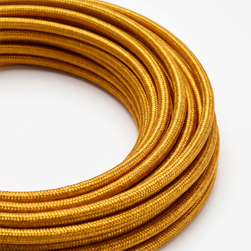 5m textilsladd 2x0,75 mm² - 230V, svart