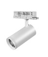 3-Fas ZoomCCT skensystem - 1m, Vit, 3 spotlights, inkl. ljuskälla