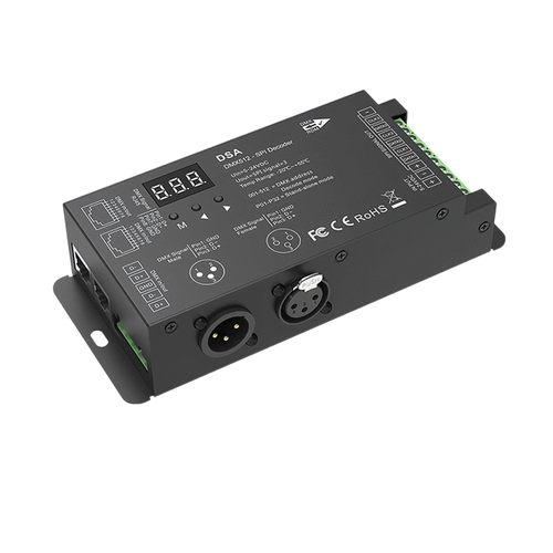 DMX512-SPI Dekoder & RF Kontroller - 5-24VDC, 10A