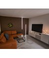 240cm LED Akustikpanel-set, svart - 2 st. CCT LED-strips (240cm) m. 78W strömförsörjning - WiFi eller RF