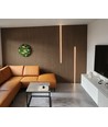 240cm LED Akustikpanel-set, svart - 2 st. Enfärgade LED-strips (240cm) m. 78W strömförsörjning - WiFi eller RF
