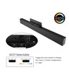 30/28/25W 3-fas LED-skena - 60 cm, svart