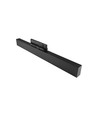 30/28/25W 3-fas LED-skena - 60 cm, svart