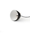Svart Ø16cm pendel - E27 sockel, 2m sladd, metall / trä