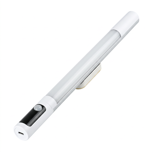 Laddningsbar skåpbelysning - 38cm, vit, PIR-sensor, CCT, LCD-display
