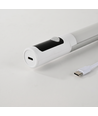 Laddningsbar skåpbelysning - 38cm, vit, PIR-sensor, CCT, LCD-display