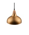 BIRK Borstad Mässing Ø19cm pendel - E27 sockel, 2m sladd, Aluminium