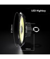 150W V-Tac LED High Bay, 155lm/W - IP65, 4000K, Cree-chip, 6 års garanti