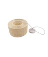 SNOR Beige Ø30cm pendellampa - E27-fattning, 2m sladd, flätat papperssnöre