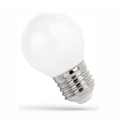 E27 5,5W LED klotlampa - G45, 650lm, 4000K, neutralvit