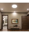 12W LED sensorlampa - Rund, vit, PIR-sensor, Cree-chip, 3-i-1 CCT