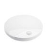 V-Tac 15W LED utomhusvägglampa med sensor - Rund, vit, Cree-chip, CCT
