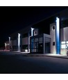 V-Tac 30W LED strålkastare - Svart, 6500K, Slimline