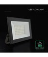 V-Tac 30W LED strålkastare - Svart, 6500K, Slimline