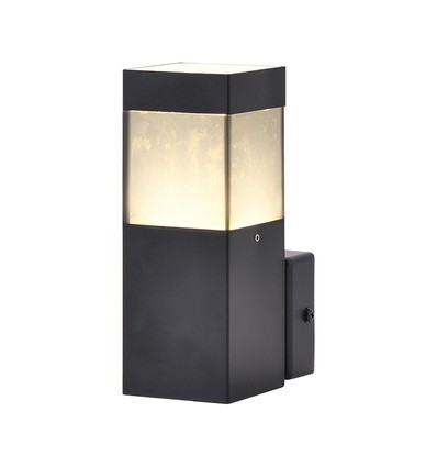 V-Tac GU10 vägglampa - Svart, IP44 utomhus