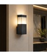 V-Tac GU10 vägglampa - Svart, IP44 utomhus