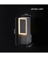 V-Tac 5W LED vägglampa - IP54, 3000K, utomhus