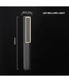 V-Tac 24W LED pollare, 80cm - IP54, 3000K, utomhus
