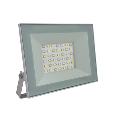 30W LED strålkastare - Vitt hus, 6500K