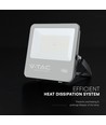 V-Tac 100W LED strålkastare - 185lm/W, Cree chip, svart hus, 6 års garanti