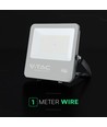 V-Tac 100W LED strålkastare - 185lm/W, Cree chip, svart hus, 6 års garanti
