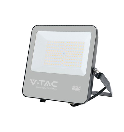 100W LED strålkastare - 185lm/W, Cree chip, svart, 6500K, 6 års garanti