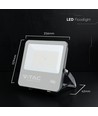 100W LED strålkastare - 185lm/W, Cree chip, svart, 6500K, 6 års garanti