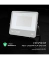 200W LED strålkastare - 185lm/W, CREE chip, 4000K, svart, 6 års garanti