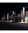 V-Tac 30W Slimline LED strålkastare - Svart hölje, 4000K