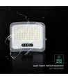 V-Tac 12W solcells LED-strålkastare - IP65, svart, 3-i-1