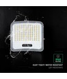 20W LED strålkastare med solpanel - IP65, svart, 3-i-1, utomhus