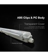 V-Tac 150cm T8 LED armatur - För 1x 150cm LED-lysrör, IP65 vattentät