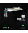 V-Tac 50W justerbar LED gatubelysning - 120lm/W, Cree chip, 4000K, 6 års garanti