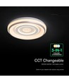 V-Tac 2x30W dimbar LED-takarmatur - Inkl. fjärrkontroll, 3-i-1 CCT, vit