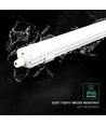 150 cm 48W vattentät komplett LED-armatur - 120 lm/W, CCT