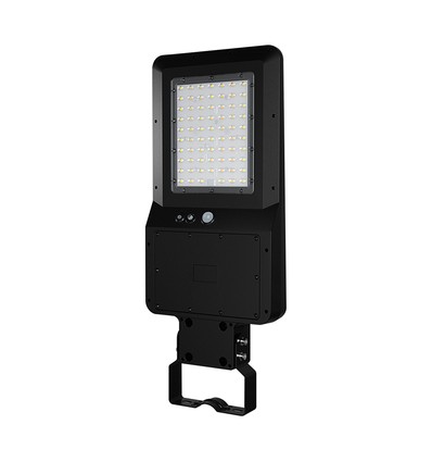 V-Tac 40W LED solcells-gatubelysning - 9,6V, LiFePO4-batteri, CCT