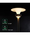 V-Tac 20W Lotus LED solcell trädgårdslampa - LiFePO4 batteri, 6000mAh, 3-i-1