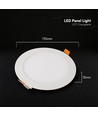 V-Tac 12W rund LED-infälld panel - CCT, Cree-chip, 6 års garanti