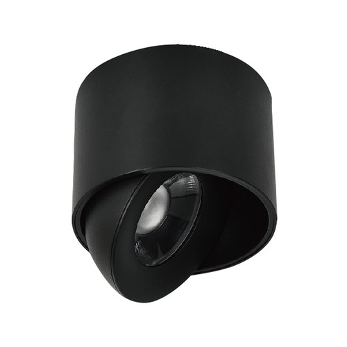 12W LED utanpåliggande spot - IP44, svart, CCT, Cree-chip