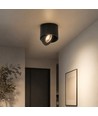 V-Tac 18W LED utanpåliggande spotlight - IP44, svart, CCT, Cree-chip