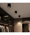 V-Tac 18W LED utanpåliggande spotlight - IP44, svart, CCT, Cree-chip