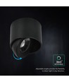 V-Tac 18W LED utanpåliggande spotlight - IP44, svart, CCT, Cree-chip