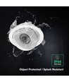 V-Tac 18W COB LED downlight - IP44, CCT, Cree-chip, vit, 6 års garanti