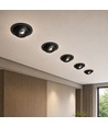 V-Tac 18W LED-downlight - IP44, CCT, Cree-chip, svart