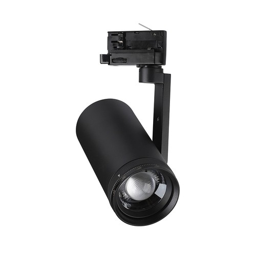 V-Tac 30W 3-fas zoombar skenspot - CCT, 25°-50°, svart