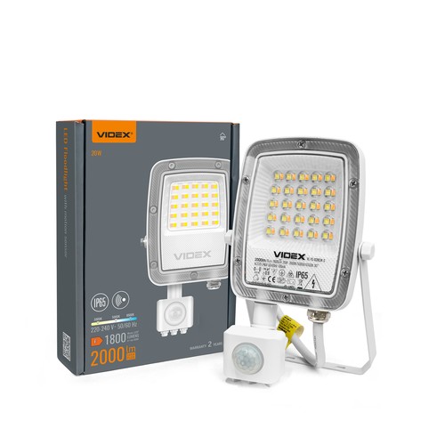 20W LED-strålkastare med sensor - PIR, CCT